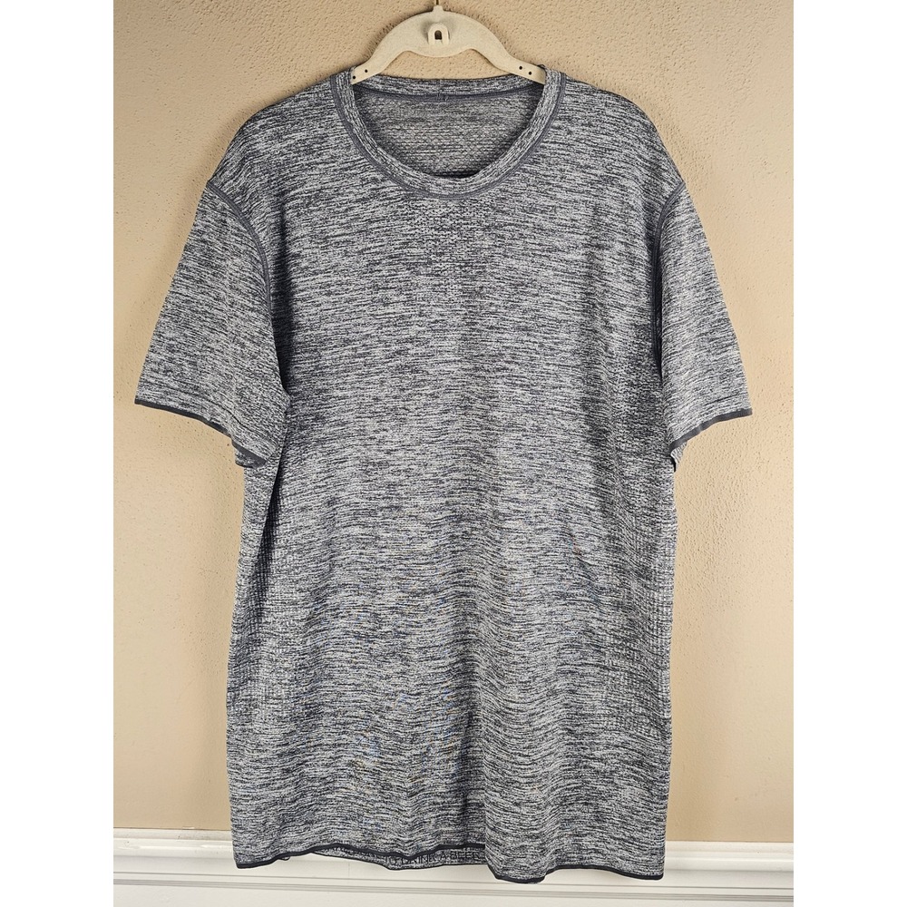 Lululemon Mens Gray Short Sleeve Metal Vent Tech Tee Tshirt XL